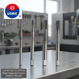UGMIC J14.RFT.SC-01-R.T.P-M1.0 6H 2P Machos de roscar de carburo sólido con estrías enrolladas de rosca M para mano derecha, 1 semana de garantía - Product Image 2