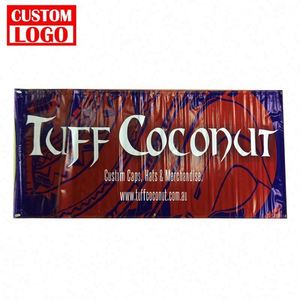 Lona <span class=keywords><strong>de</strong></span> PVC personalizada resistente a los rayos UV para exteriores, pancartas publicitarias personalizadas para carreteras, pancartas <span class=keywords><strong>de</strong></span> malla para cercas publicitarias - Product Image 5