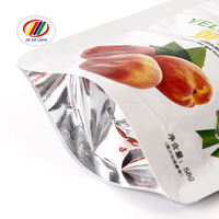 Sacs en plastique mylar debout imprimés personnalisés Feuille d'aluminium mate anti-odeur pour aliments lyophilisés