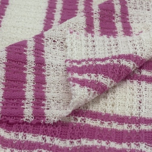 Versatile 100% Polyester Chunky Jacquard Weave - Perfect for Trendy Garments and Stylish Textiles