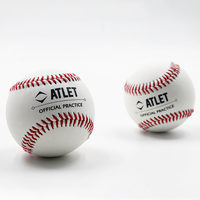 OEM pour ballon de baseball standard de compétition de 9 pouces en cuir de vachette avec logo personnalisé