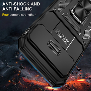 Funda Protectora Antigolpes para <span class=keywords><strong>Google</strong></span> Pixel 10 Pro XL 9 8 7A, con Cubierta Deslizante para Cámara, Anillo de Soporte, Soporte Magnético para Coche - Product Image 3