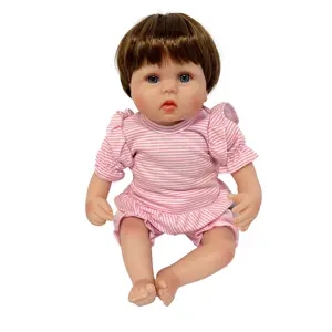 16英寸婴儿软乙烯基棉身体逼真新生婴儿娃娃姿势能真实生活婴儿娃娃