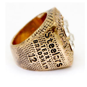 แหวนแชมป์ทีมพิตส์เบิร์กสตีลเลอร์ส ปี 1979 สำหรับผู้ชาย ทำจากโลหะผสมสังกะสี ชุบแพลตตินัม ประดับคริสตัลและเพชรเทียม ของที่ระลึกสะสม - Product Image 2