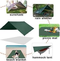 Hamac léger et imperméable pour le camping, la survie en plein air et la randonnée