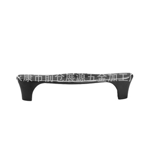 Poignées de meuble en alliage de zinc, noir mat chromé, forme barre, design minimaliste, quincaillerie de mobilier durable - Product Image 4
