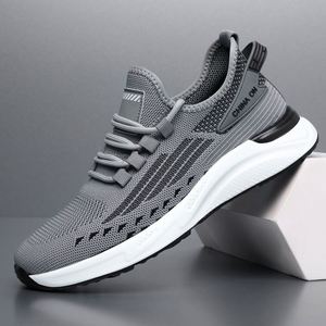 รองเท้าผ้าใบผู้ชายแบบสวม สปอร์ต น้ำหนักเบา รองรับแรงกระแทก กันลื่น สวมใส่สบาย ระบายอากาศดี แฟชั่นทันสมัย ฤดูใบไม้ผลิ ฤดูใบไม้ร่วง สไตล์ลำลอง - Product Image 1