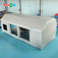 Station de travail Sayok cabine de peinture gonflable automobile tente de peinture de salle de pulvérisation avec prix d'usine