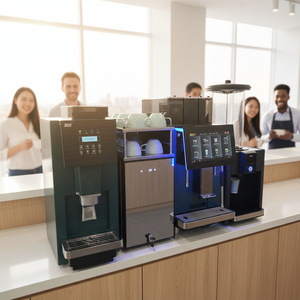 Máquina de Café Comercial de Alta Capacidad, Sistema Automático de Espresso de Granos a Taza para Cafeterías, Restaurantes, Hoteles - Product Image 4