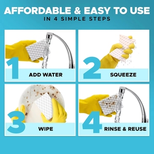 Magic Cleaning <strong>Sponge</strong> Eraser Extra Large High Density Melamine Cleaner Magic <strong>Sponge</strong> <strong>Sheet</strong> - Product Image 6