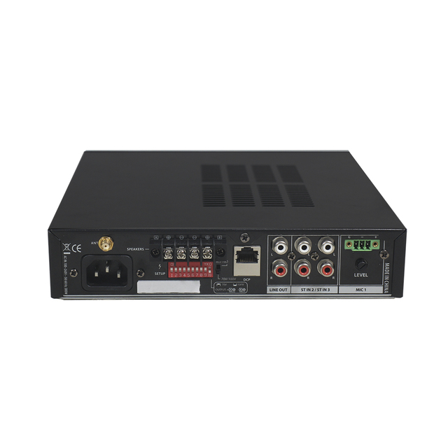 New Design Manufacturer 3 Line Input Power Amplifier Professional Class D Mixer Audio Amplifier for PA Amplifier 1*100W /200W