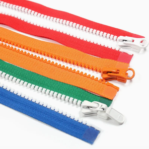 Chất lượng cao CBS thương hiệu SGS chứng nhận tự động-khóa Close-end dây kéo nhựa tùy chỉnh độ dài loại - Product Image 1