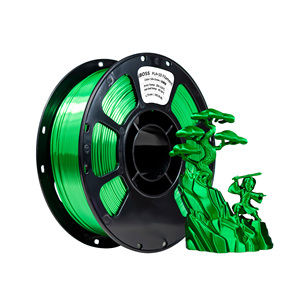 Filamento IBOSS PLA+Silk Verde, 1 kg, 1.75 mm, para Impresoras 3D, Universal para Impresoras FDM, Ecológico, para Impresión 3D - Product Image 1
