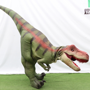 Dinosaure Velociraptor réaliste sur mesure, grandeur nature, fait main, en acier/métal, pour parcs d'aventure intérieurs/extérieurs - Product Image 2