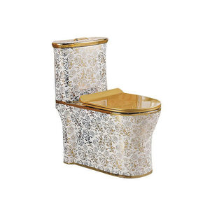 Hot <strong>Sale</strong> One Piece <strong>Toilets</strong> Sanitary Ware Wc <strong>Gold</strong> Color <strong>Toilets</strong> Bathroom Ceramic One Piece Modern Bathroom Hotel - Product Image 1