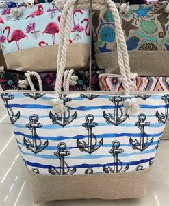 Voyage Hawaii <span class=keywords><strong>Miami</strong></span> Floride Souvenir Shopping sac de plage toile personnalisée <span class=keywords><strong>vacances</strong></span> d'été <span class=keywords><strong>vacances</strong></span> Souvenir plage sac de plage - Product Image 2