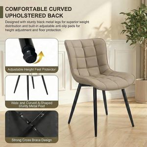 Free Sample OEM Designer Luxury <b>Midcentury</b> Modern Italian Tufted Velvet Commercial Kitchen <b>Chairs</b> for <b>Dining</b> Room - Product Image 6