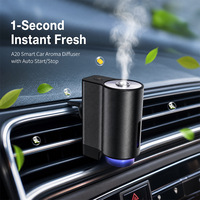 Diffuseur d'arômes intelligent pour grille d'aération de voiture, pulvérisation automatique, désodorisant, purificateur d'air pour l'intérieur du véhicule, démarrage et arrêt automatiques