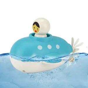 1-2 çocuk banyo oyuncakları bebek su sprey yüzme denizaltı oyuncaklar kadar rüzgar