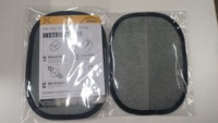 Gant électrostatique double face pour l'élimination des poils de chien, réutilisable, efficace, lavable, en stock, écologique, doux pour les animaux de compagnie
