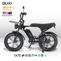 Vélo Fatbike Hiver OUXI V8 Pro avec Boîtier de Vitesses Interne, Pneus à Crampons de 4.0 de Large pour Glace, Vélo Fat Durable pour la Conduite sur Glace (Entrepôt AU)