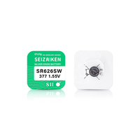 1.55V SR626SW 377 pile bouton oxyde d'argent batterie pour la montre Seiko
