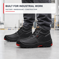 Chaussures de sécurité à tige haute avec embout en acier, semelle intermédiaire en Kevlar et semelle extérieure en caoutchouc PU pour travaux industriels EN ISO 20345:2022 S3L HRO SR OEM