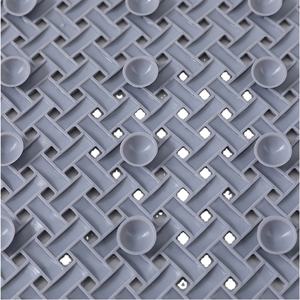 Tapis de nettoyage des pieds de douche antidérapant en PVC respectueux de l'environnement avec ventouses puissantes séchage rapide - Product Image 6
