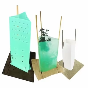 Protezioni per Alberi in Foglio PP Cavo Quadrato e Triangolare Personalizzate, Riutilizzabili, Protezioni per Piante in Coroplast, Avvolgimenti Anti-coniglio per Piantine - Product Image 2