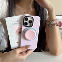 Coque de téléphone XP1400 Color Block Couleur Unie avec Support Compatible iPhone 17/16 PRO MAX Housse de Protection Personnalisée iPhone 15/14P
