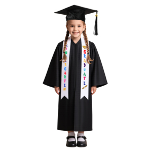 Uniformes <span class=keywords><strong>de</strong></span> Graduación <span class=keywords><strong>de</strong></span> Jardín <span class=keywords><strong>de</strong></span> Infancia <span class=keywords><strong>de</strong></span> Alta Calidad con Borla, Estola, Certificado, Togas y Birretes para Graduación <span class=keywords><strong>Preescolar</strong></span> - Product Image 4