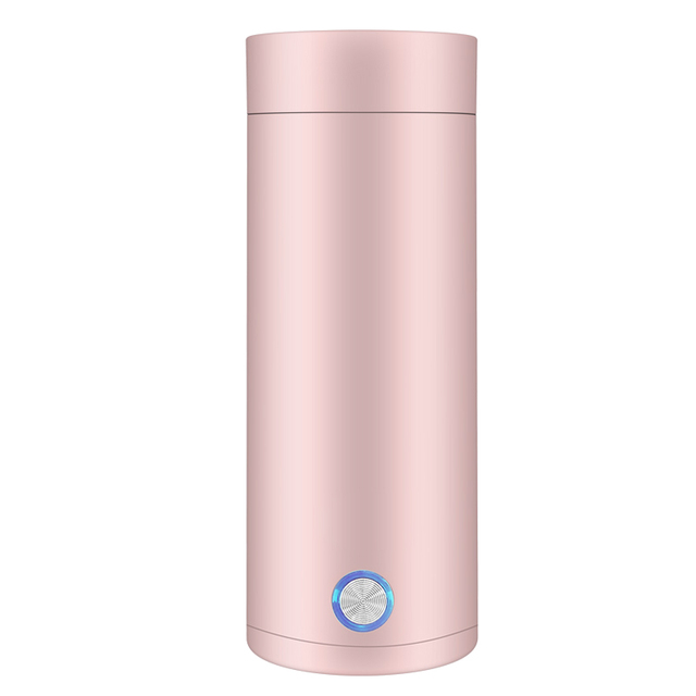 New 400ML Pink Electric Kettle Portable for Home Camping Office & Travel Heating Feature for Hotels