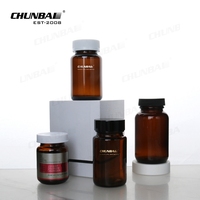 Vente en gros d'étiquettes vides pour flacons pharmaceutiques en verre de 30 ml et 150 ml, contenants pour capsules de vitamines, organisateurs de pilules, emballages de flacons
