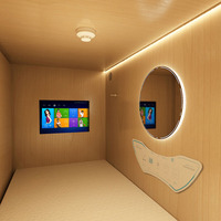 KSL École Étudiant Dortoir Lits Espace Cabine En Bois Lits Superposés Cosses De Sommeil Hôtel Chambres Partagées Cosses Cocon Cosses OEM ODM