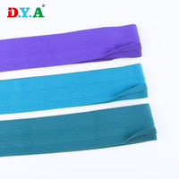 Sangle en nylon élastique souple de type Y, personnalisable par le fabricant, multicolores, à bord ouvert, pour accessoires de pantalon