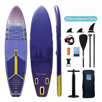 ELEVENSPORTS Planche de SUP gonflable personnalisée, antidérapante, en EVA, large, durable, de qualité supérieure, portable, avec faible MOQ et marque privée
