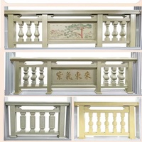 Rampe de balcon, balustrade d'escalier, clôture de villa, main courante de terrasse en alliage d'aluminium thermolaqué, moderne, écologique et sur mesure