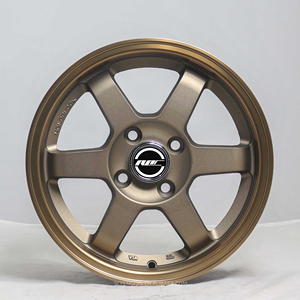 ล้อแม็กซ์ <span class=keywords><strong>TE37</strong></span> ขนาด 14 นิ้ว สำหรับรถยนต์นั่งส่วนบุคคล ขายส่งจากโรงงาน 4X100 4X114.3 แบบโมโนบล็อก - Product Image 5