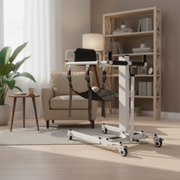 Lève-personne mobile pour personnes handicapées, élévateur motorisé pour fauteuil roulant avec sangle robuste pour un transport facile