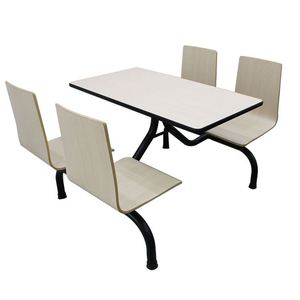 Escritorio Arne <span class=keywords><strong>Jacobsen</strong></span> con Mesa de Madera y Metal Ignífuga, <span class=keywords><strong>Silla</strong></span> de Madera Curvada Apilable, Sillas de Comedor - Product Image 2