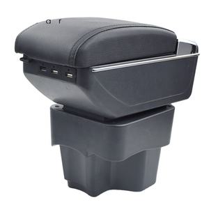 Vtear-reposabrazos para <span class=keywords><strong>Kia</strong></span> <span class=keywords><strong>Rio</strong></span> K2 con carga USB, caja de almacenamiento de doble capa, almacenamiento central, reposabrazos <span class=keywords><strong>interior</strong></span>, accesorios - Product Image 1