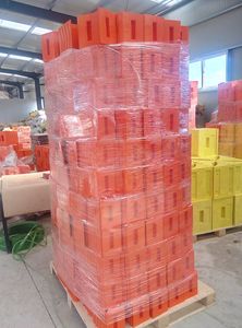 Cales de roue robustes en polyuréthane pour camions miniers et automobiles, capacité 120 tonnes, vente en gros usine - Product Image 3