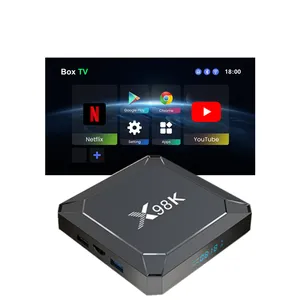 2024 뜨거운 X98K 안드로이드 박스 TV Rk3528A 1080P 8K 안드로이드 13 셋톱 박스 듀얼 와이파이 6 BT RAM 4GB 32GB Hdr10 + 스마트 TV 박스 미디어 플레이어