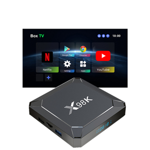 Kotak Tv Android X98K Android 13, Set-Top Box Dual Wifi6 RAM 4GB 32GB Hdr10 + kotak Tv pintar pemutar Media 2024 P 8K Android 13