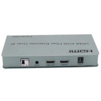 1080P HDMI Fiber Extender 20Km Melalui IP dengan KVM HDMI Loopout