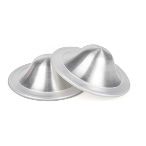 Tazza per Allattamento Fatta a Mano in Argento Sterling OEM |   Protezione per Capezzoli per Allattamento 0-12M |   Flusso Lento Riutilizzabile Ergonomico Piccolo Arco 55mm/46mm - Product Image 1