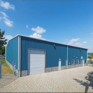 Hoogwaardige lichtgewicht geprefabriceerde stalen magazijnen, enkelverdiepingse fabriekshal met moderne industriële stijlontwerpen - Product Image 3