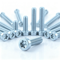 Sekrup Kepala Keju Hex Socket ISO14580 Torx Socket Berlapis Seng Baja Tahan Karat Ulir Kasar untuk Ruang Terbatas Presisi Tinggi
