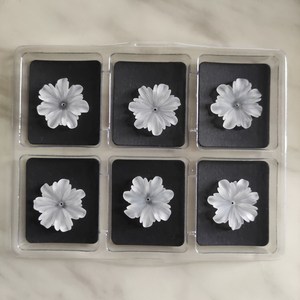 Fleur de quartz givré à pétales multiples faite à la main F22 26mm - Product Image 4