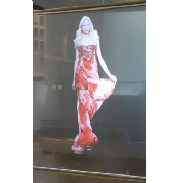 Modern Transparent 3D Holographic UTD Self-Adhesive PET Decorative Film Rear Projection Window Glass Film